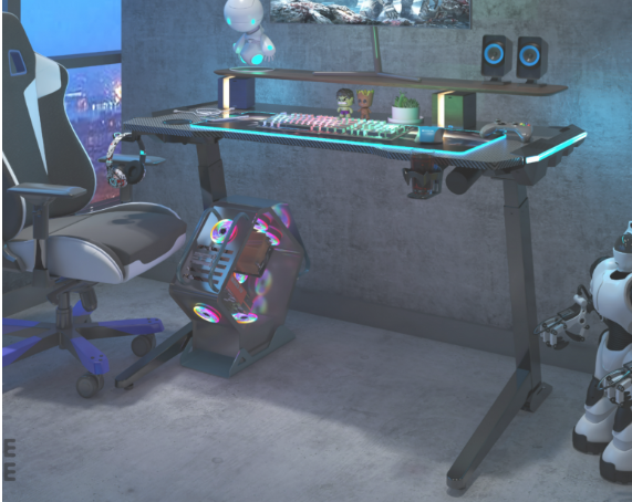 שולחן עבודה חשמלי דגם Gaming
