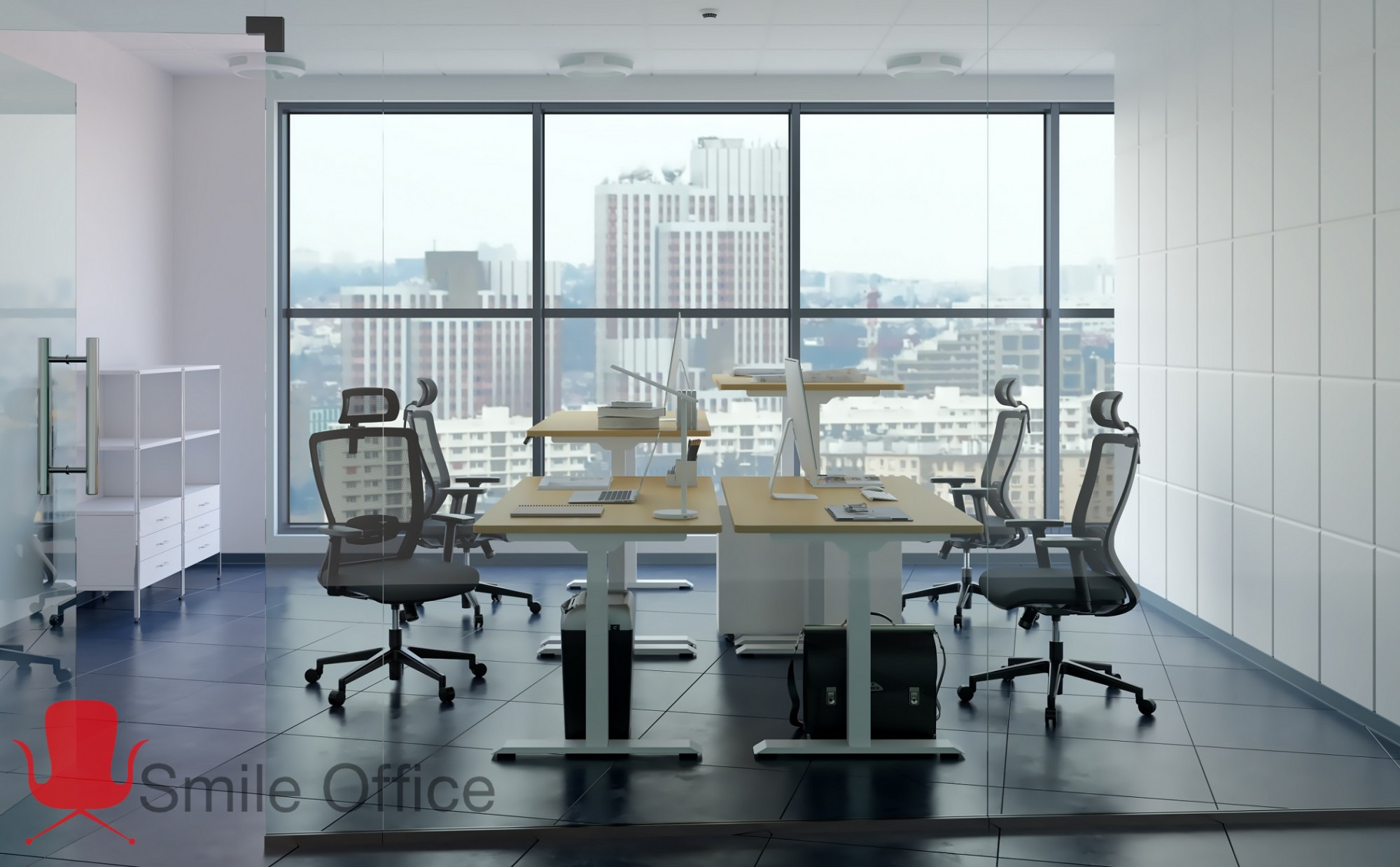 MULTI-TASK-B שולחן עבודה חשמלי