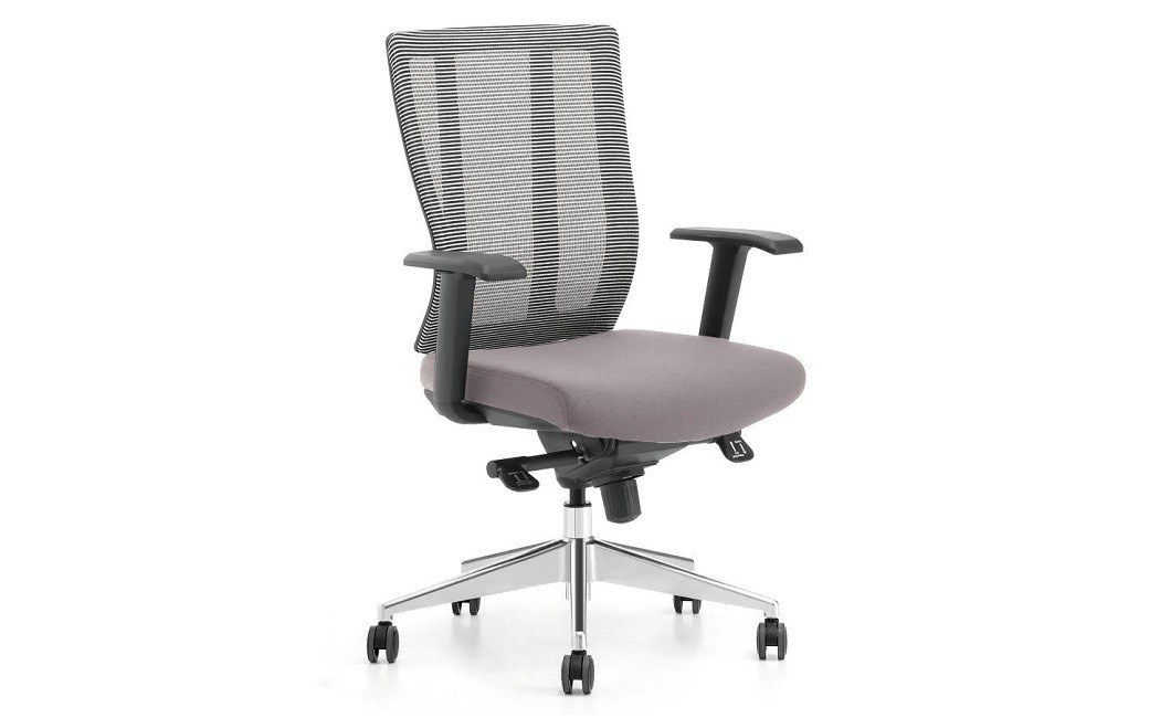 Total Comfort - Strips אפור </br> כסא עבודה ארגונומי