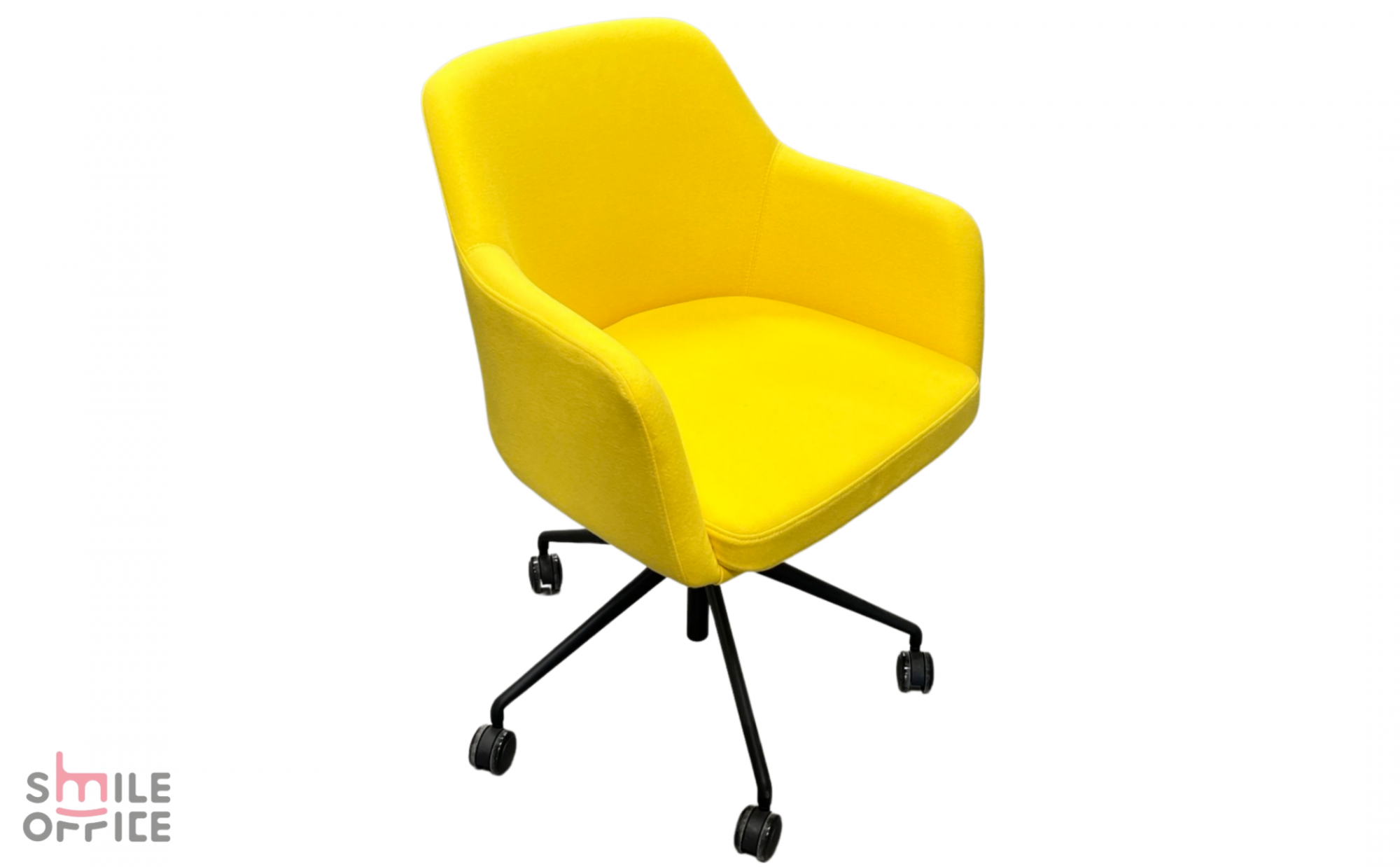 כסא לחדר ישיבות - MILANO- צהוב
