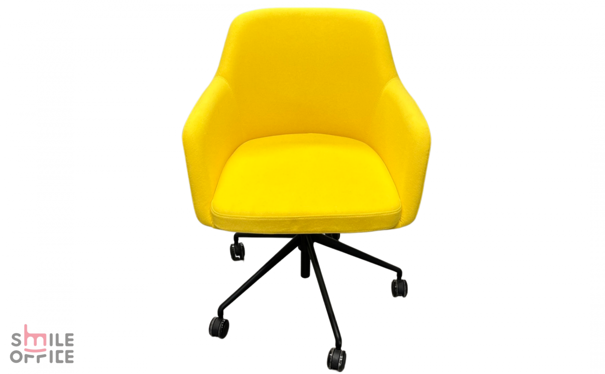 כסא לחדר ישיבות - MILANO- צהוב