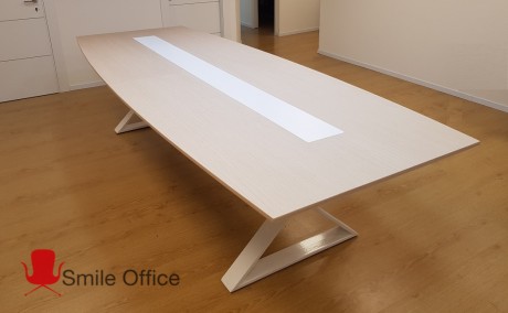 שולחן ישיבות דגם WHITE DOUBLE X
