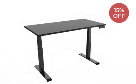 Stand Up-Black<br/> שולחן עמידה חשמלי
