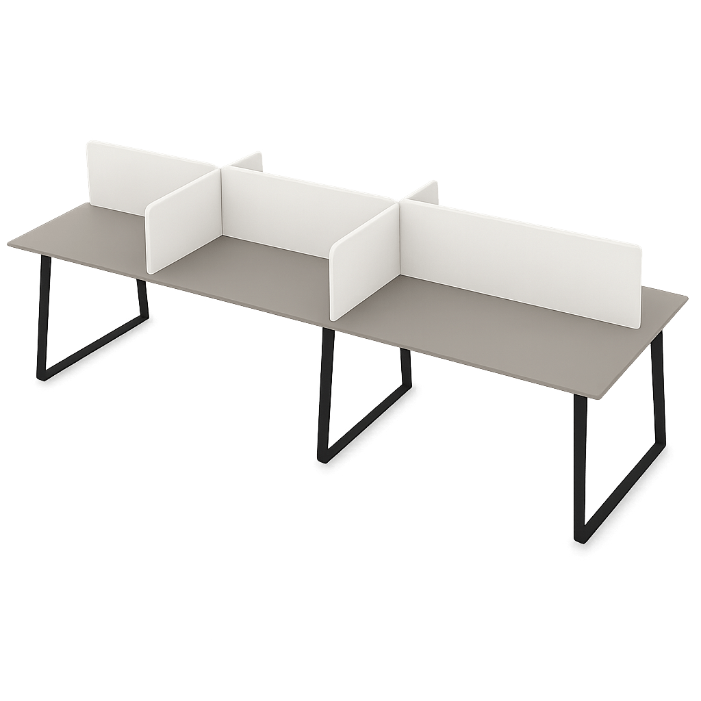 שולחן עבודה שיתופי דגם SLIM (שישייה)